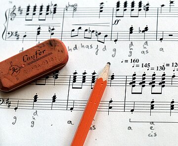 Partitur Bleistift